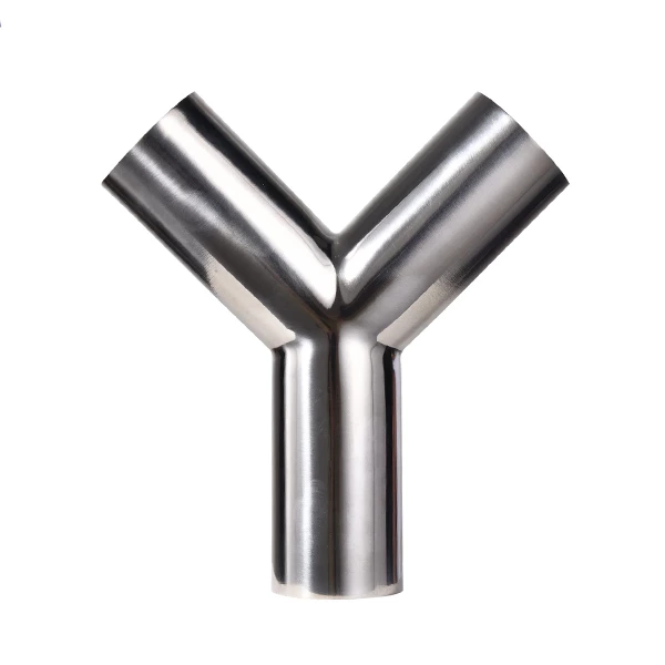 3A Stainless Steel Sanitary Tube Welded Y Tee