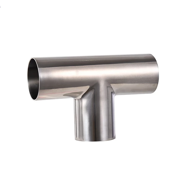 BS Sanitary Stainless Steel Welded Equal Tee
