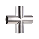 IDF Sanitary Stainless Steel Butt Weld Cross
