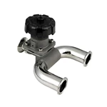 Sanitary Stainless Steel U Type Clamp Diaphragm Valve