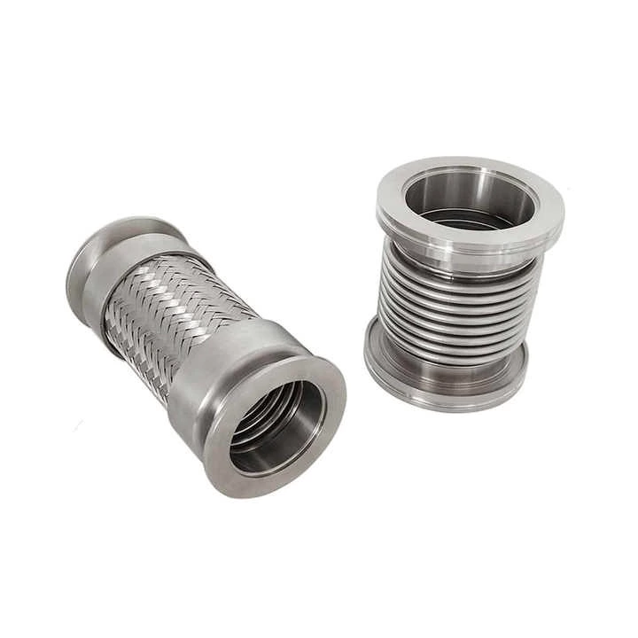 KF ISO CFStainless Steel 304 Vacuum Braided Flexible Bellow hose Vacuum Bellow
