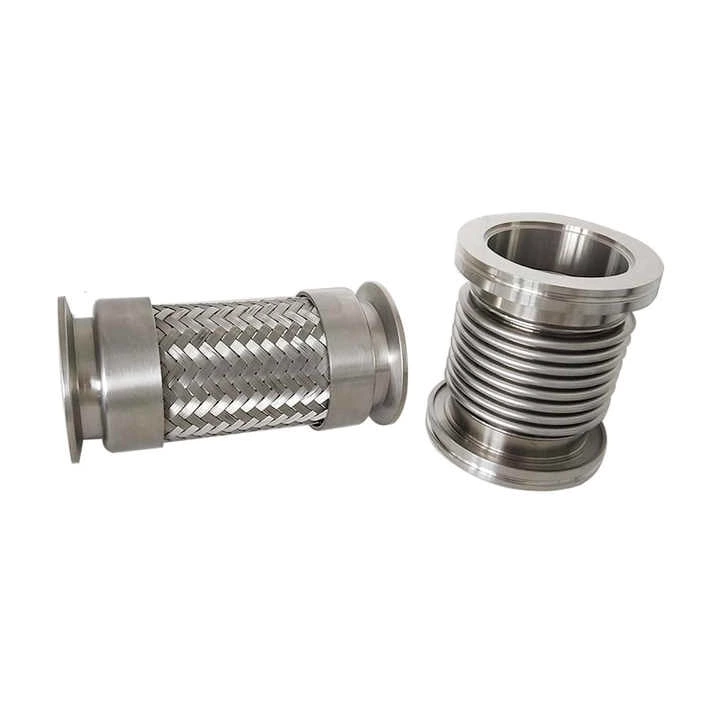 KF ISO CFStainless Steel 304 Vacuum Braided Flexible Bellow hose Vacuum Bellow