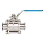 Food Grade Sanitary Hygienic Butt-weld 3PCS Ball Valves