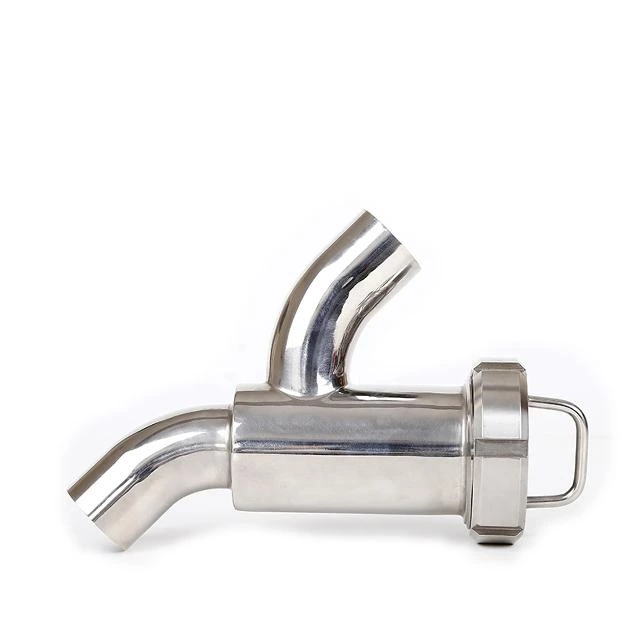 Sanitary 304 316L Welding Angle Type Filter Strainer