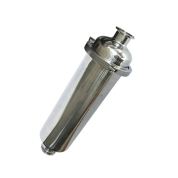Sanitary 304 316L Welding Angle Type Filter Strainer