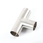 Sanitary Stainless Steel Long Welding Pipe Fitting Tee