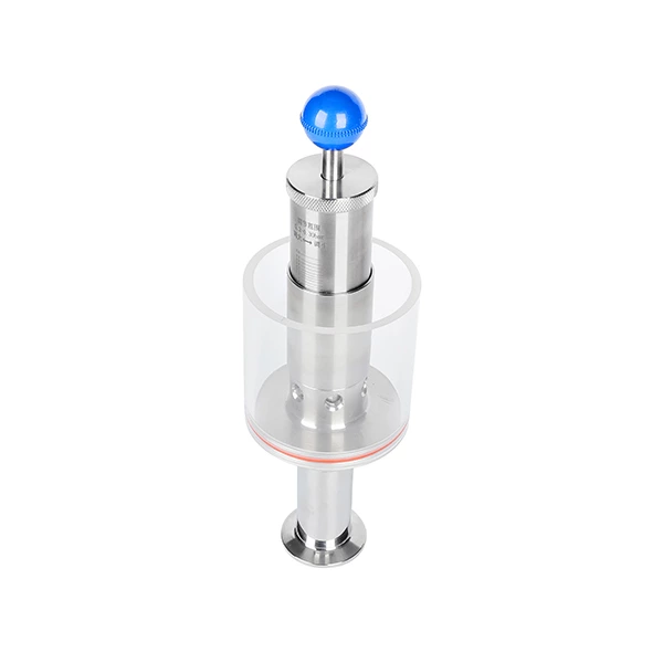 Sanitary Stainless Steel Vertical Safety Exhaust Valve