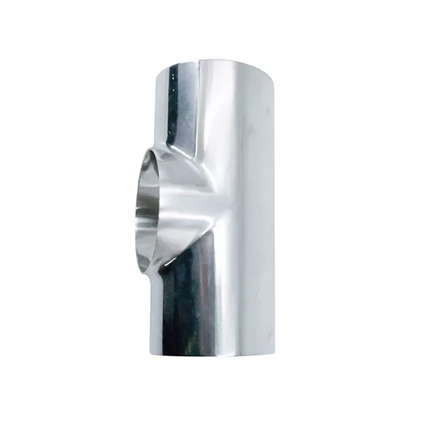 Sanitary Stainless Steel Welded Straight End Short Equal Tee