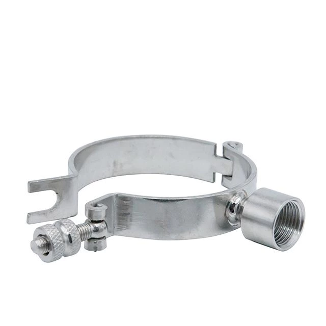 TH6 Sanitary Bule Silicone Gasket Round Pipe Holder