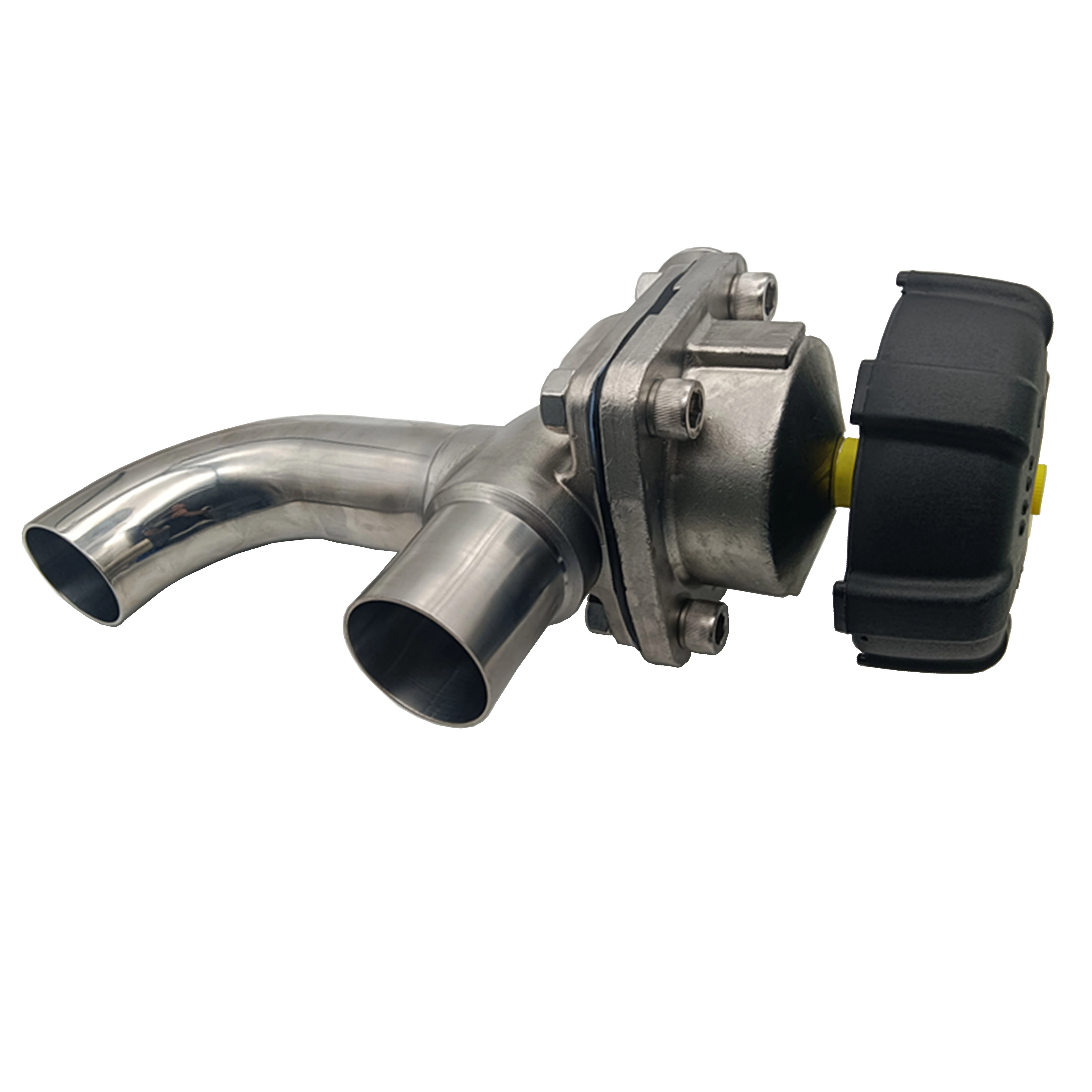 SS316L 3-way Clamp Diaphragm Valves With Food Grade