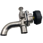 SS316L 3-way Clamp Diaphragm Valves With Food Grade