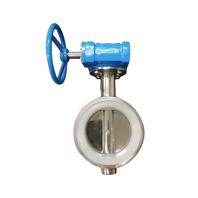 Wafer Butterfly Valve Ductile Iron Gear Operated