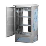 Stainless Steel Enclosure with Integrated PDU
