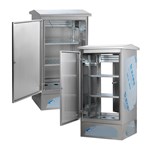 Stainless Steel Rack with Vertical PDU Mounting