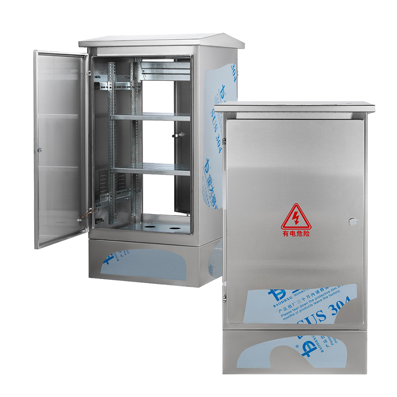 19-Inch Server Rack Cabinet - Stainless Steel Build