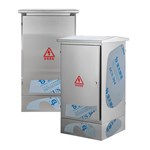 600mm Wide Stainless Steel Network Cabinet