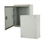 Heavy-Duty Metal Junction Box with Hinged Cover