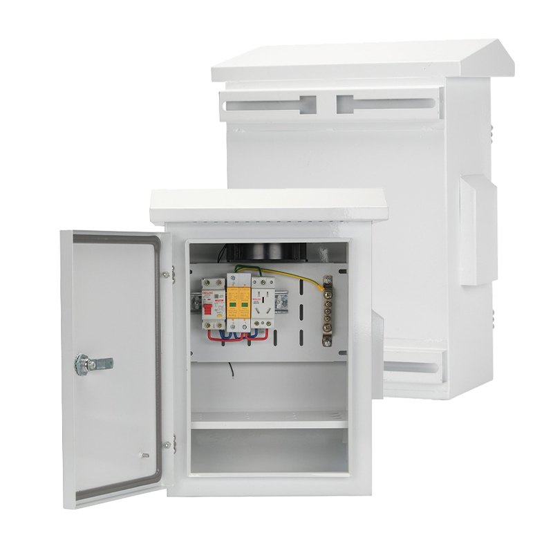 Outdoor Monitoring Enclosure with Locking Door