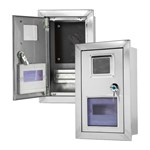 In-wall Electric Meter Enclosure Stainless Steel