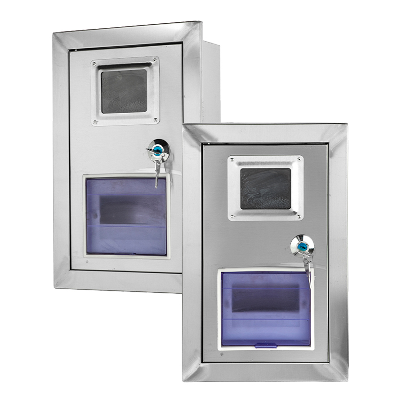 Dustproof Stainless Steel In-wall Meter Enclosure