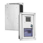 In-wall Stainless Steel Meter Enclosure Compact