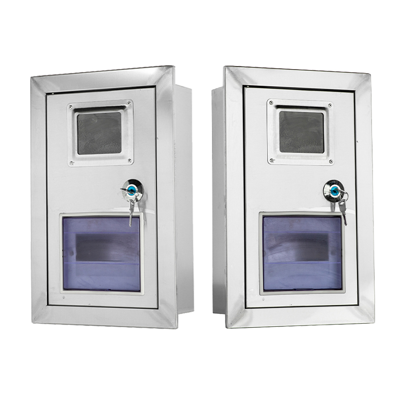 Stainless Steel Wall-mounted Meter Box with Window