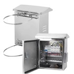 Outdoor Monitoring Enclosure with Grounding